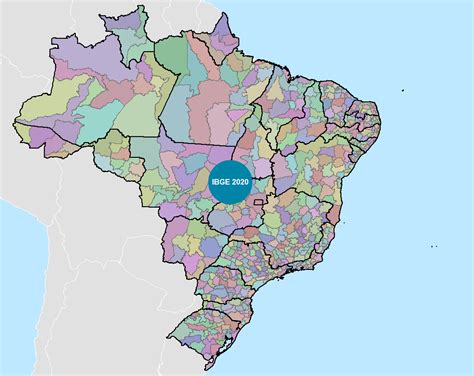 Ibge Atualiza Malha Municipal E Intermediária Brasileira Baixe Agora