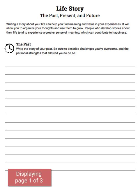 Preparing For Therapy Worksheets
