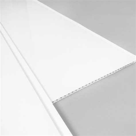 White High Gloss 5mm Pvc Cladding For Bathrooms Tongue And Groove