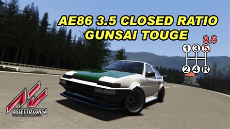 Toyota AE86 Keiichi Tsuchiya Edition Assetto Corsa YouTube