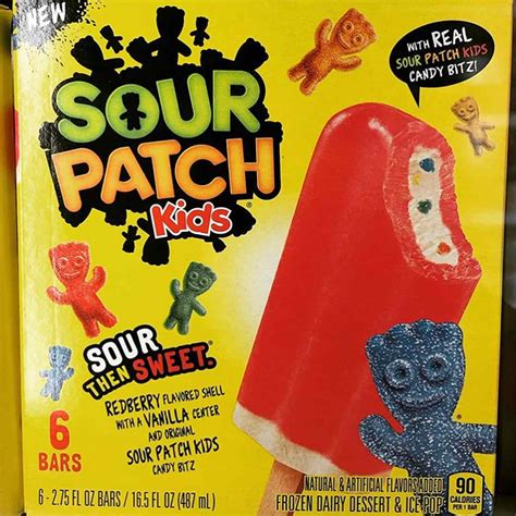 Sour Patch Kid Ice Pops Have Arrived