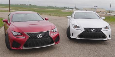 Lexus' 2015 rc 350 f sport is a like younger ralf. 2015 Lexus RC F vs. RC 350 F Sport Drag Race and Review ...
