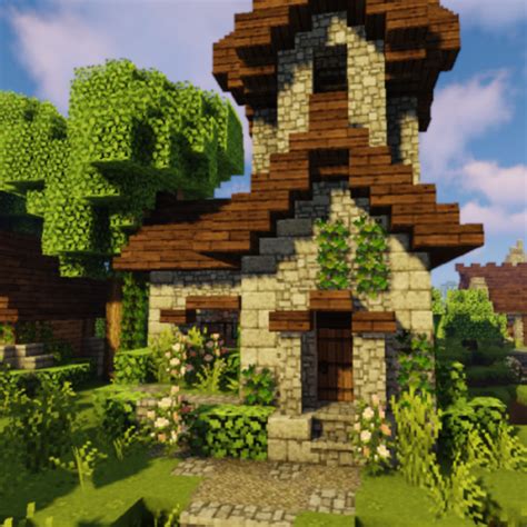 30+ village decoration build ideas and hacks. both mostly done from tutorials, a charming church and a ...