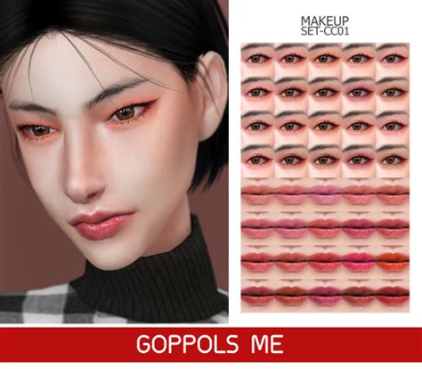 Goppols Me Gpme Gold Makeup Set ⋆ Sims 4 Updates ♦ Sims 4 Finds