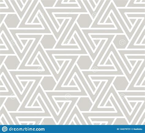 Abstract Simple Geometric Vector Seamless Pattern With White Line