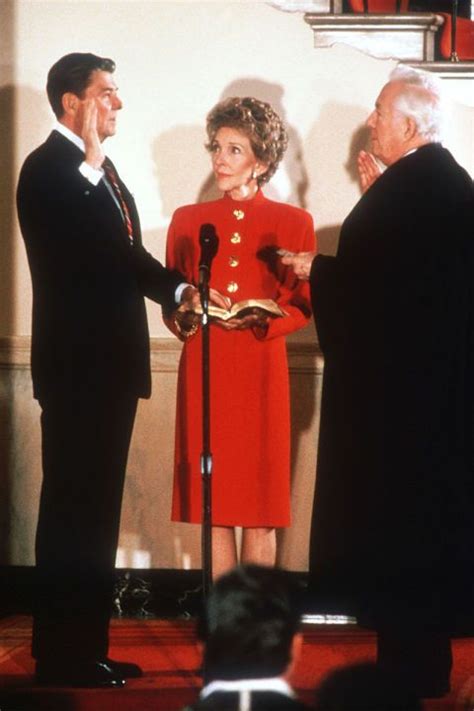 A Photo History Of First Lady Fashion On Inauguration Day Nancy Reagan Fashion Nancy Reagan