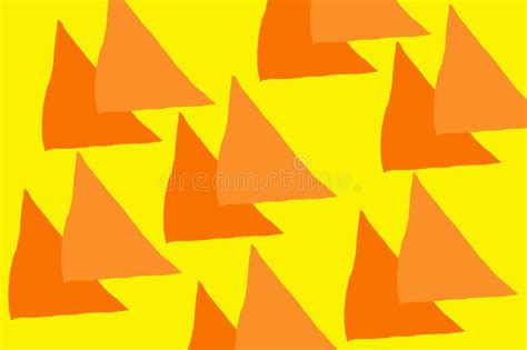 Big Yellow Sample Triangles Triangle Yellow Background Or Seamless