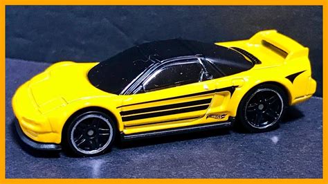 Acura Nsx Yellow Track Test And Review Hot Wheels Youtube