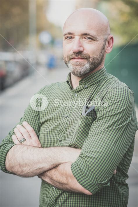 Handsome Middle Aged Man In The City Royalty Free Stock Image Storyblocks