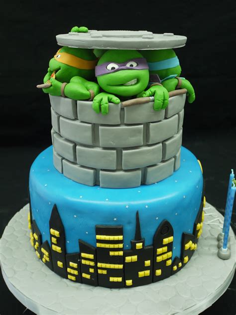 Teenage Mutant Ninja Turtles Ninja Turtle Birthday Cake Turtle Cake Ninja