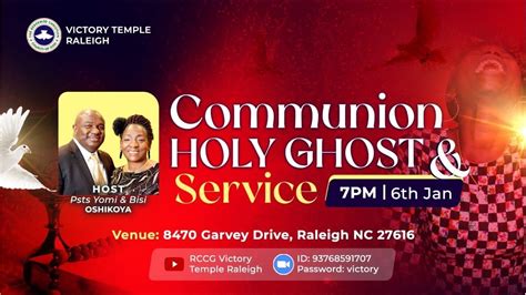 Rccg Victory Temple Raleigh Holyghost Service January 6th 2023 Youtube