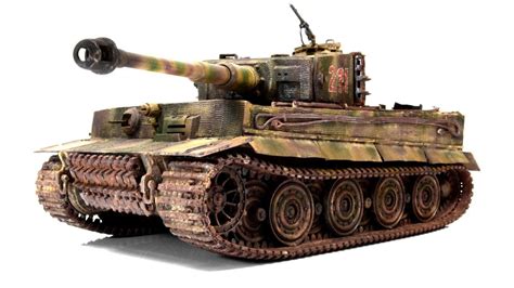 Panzerkampfwagen VI Tiger Late 1 35 Academy Tank Model 戦車 ジオラマ