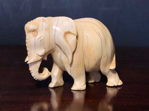 Large Ivory Elephant African 19th Early 20th Century Moorabool