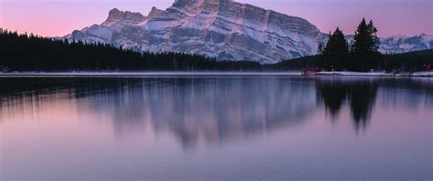 2560x1080 Mountain Reflection Lake Body Of Water 4k 2560x1080