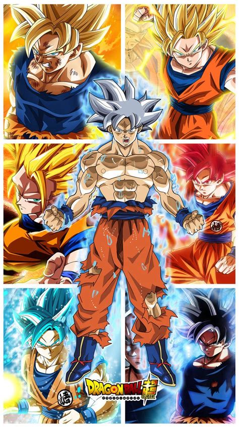 All Goku Form By Jemmypranata Anime Dragon Ball Super Dragon Ball