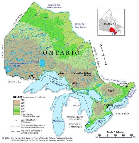 Gallery Ontario Canada Map Outline