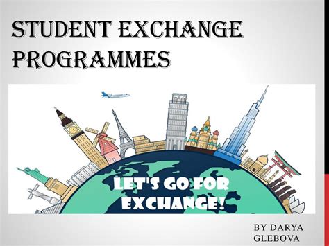 Student Exchange Programmes - online presentation