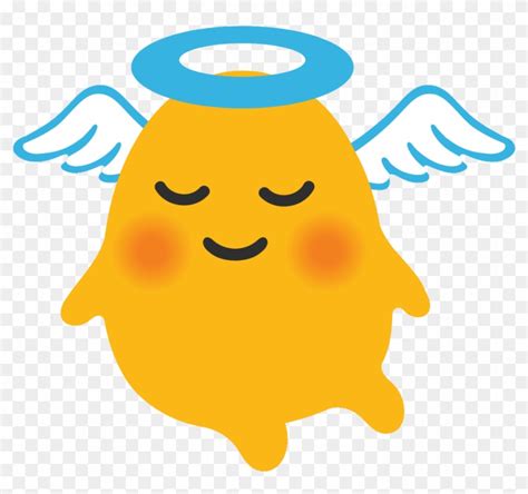 Angel Sticker Baby Angel Emoji Android Clipart 2609787 Pikpng