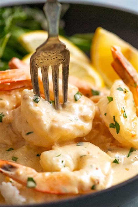 Creamy Garlic Prawns Shrimp Yummy Recipe