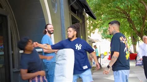 Kanel Joseph Gets Punched For Public Prank Youtube