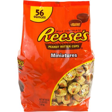 Reeses Peanut Butter Cups Miniatures 35 Lbs