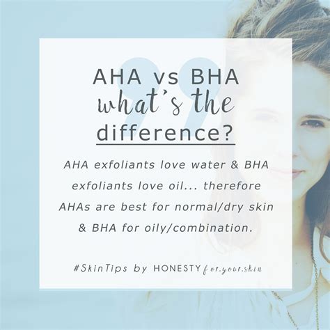 Aha Vs Bha Whats The Difference How To Grow Eyebrows Skin Tips