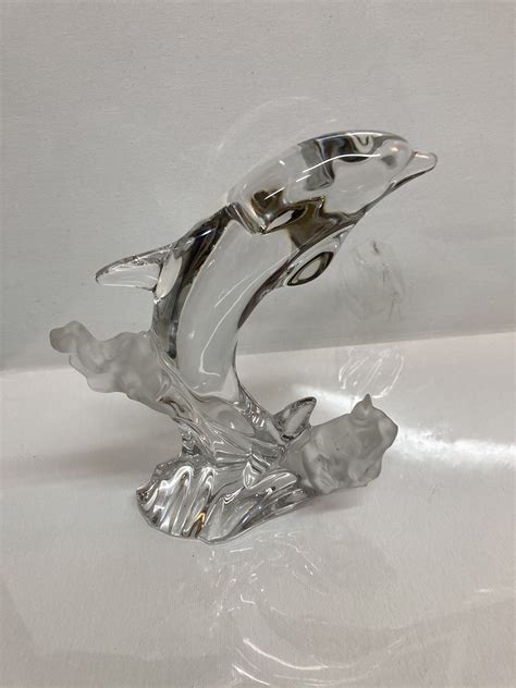 Lenox Fine Crystal Dolphin Figurine 1994 Etsy
