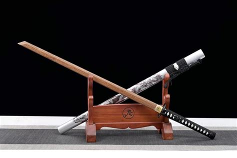 Handmade Japanese Wooden Katana Samurai Swords High Quality Etsy