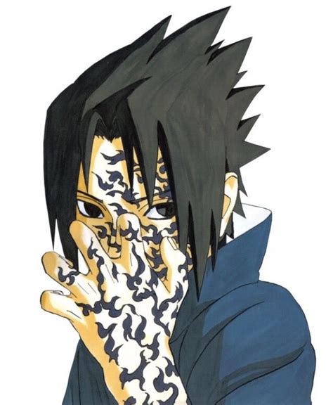 Sasuke Uchiha Mark Sasuke Uchiha Curse Mark Phase 1 Anime Naruto