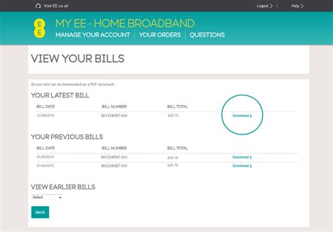 My Home Broadband Home Phone And Ee Tv Bill Explained