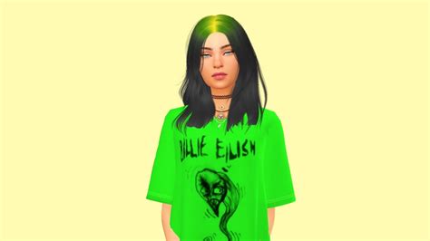 I Made Billie Eilish On The Sims 😆 Link In Comments Sims4