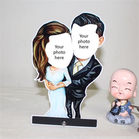 Cute Personalized Caricature For Couples Tsendbuy Home Decore
