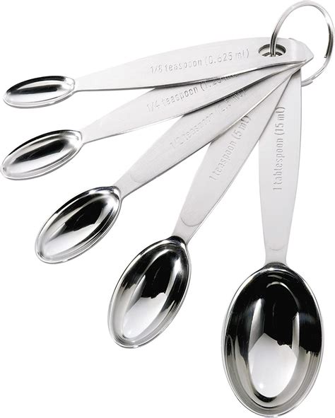 Cuisipro Stainless Steel Measuring Spoon Set In 2020 Stainless Steel