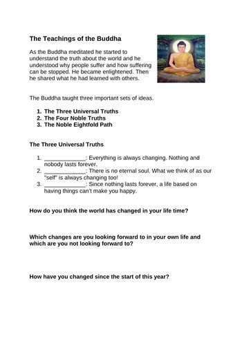 Buddhism Worksheets Life Of Buddhameditation Teaching Resources Grade