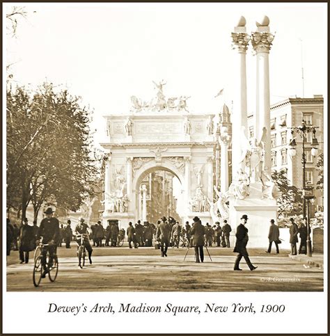 Deweys Arch Monument Madison Square New York 1900 Photograph By A