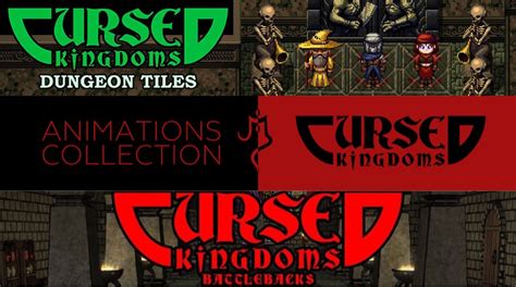New Releases Cursed Kingdoms Dungeon Tiles Battlebacks Animations