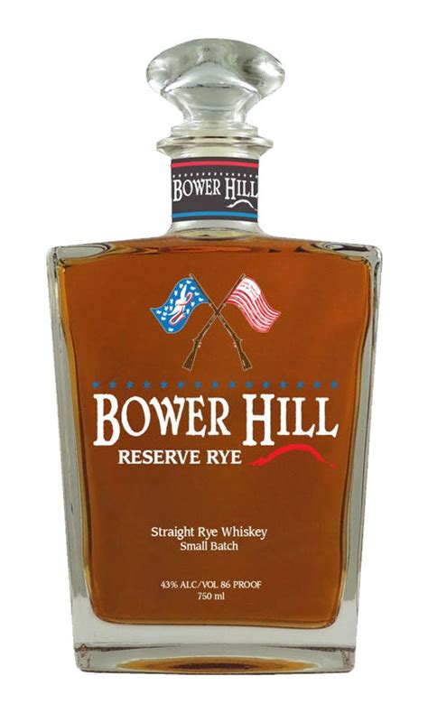 Bower Hill Reserve Rye Whiskey 750ml Mission Wine And Spirits