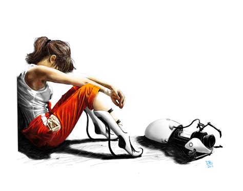 Chell From Portal By Daveastation On Deviantart