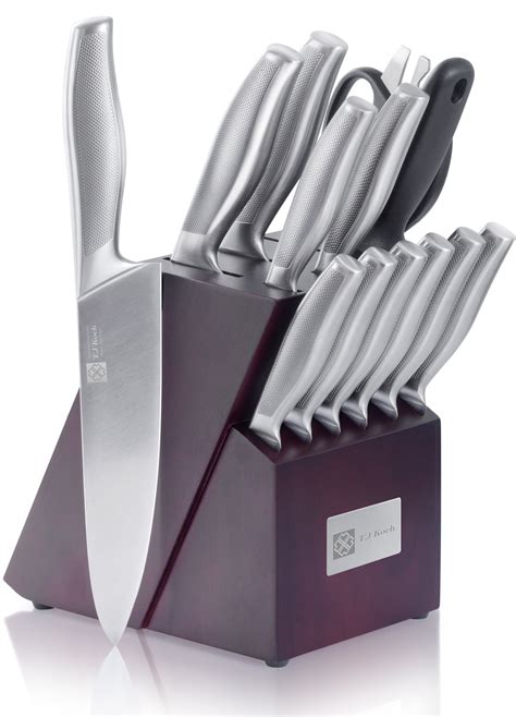Joseph joseph elevate knives carousel set (£80). Chef's Knife Sets 15-piece Stainless Steel Kitchen Knives ...