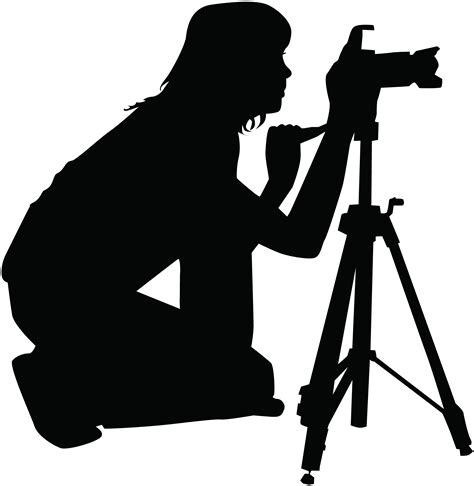 Photographer Shooting Silhouette Transparent Png Svg