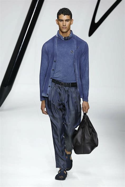 Giorgio Armani Fashion Show Runway Menswear Spring Summer 2024