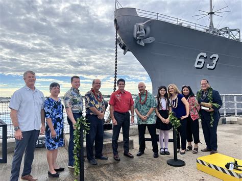 The Battleship Missouri Memorial Hosts Dedication Ceremony Uss