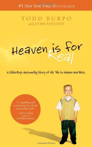 Heaven Is For Real By Todd Burpo Teen Ink