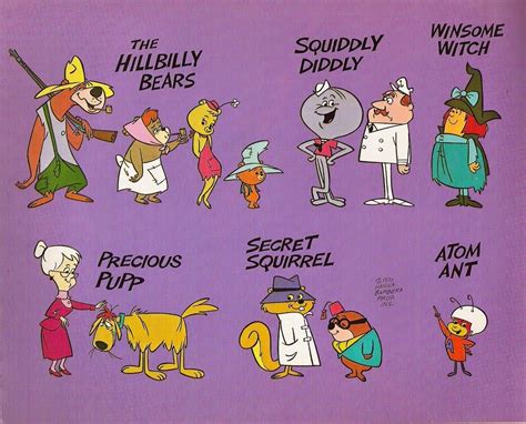 Secret Squirrel And Atom Ant Characters Hanna Barbera 1965 Classic