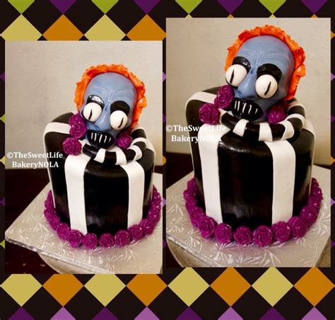 Beetlejuice Themed Birthday Cake By The Sweet Life Bakery New Orleans