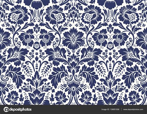 Vector Seamless Floral Damask Pattern Stock Vector By ©greeek 136851006