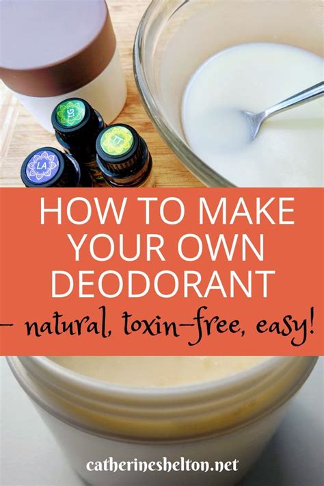 Natural Homemade Deodorant Recipe Homemade Deodorant Recipe Deodorant Recipes Natural