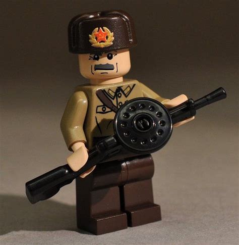 Brickarms Russian Dp 28 Machine Gun Ww2 Lego Minifigure Weapon Lego