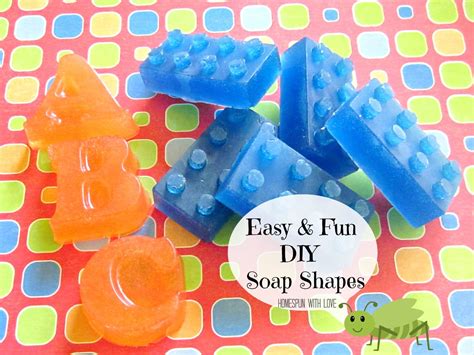 Homespun With Love Easy Diy Soap Shapes