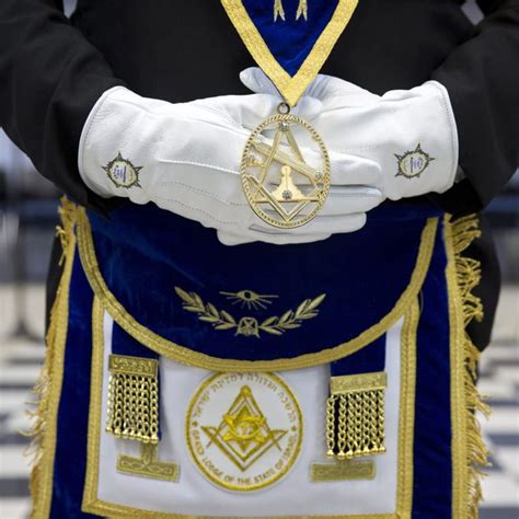the freemason symbols are displayed at the grand lodge of the freemasons in israel in tel aviv
